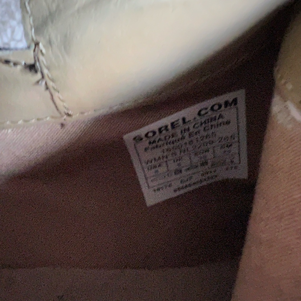 Sorel Booties Suede Zebra Size 8 - image 8